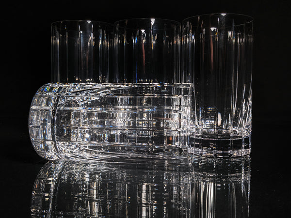 Faberge  Pavillon Highball  Glasses Style # : 441-04-4 Made in Slovenia set of 4