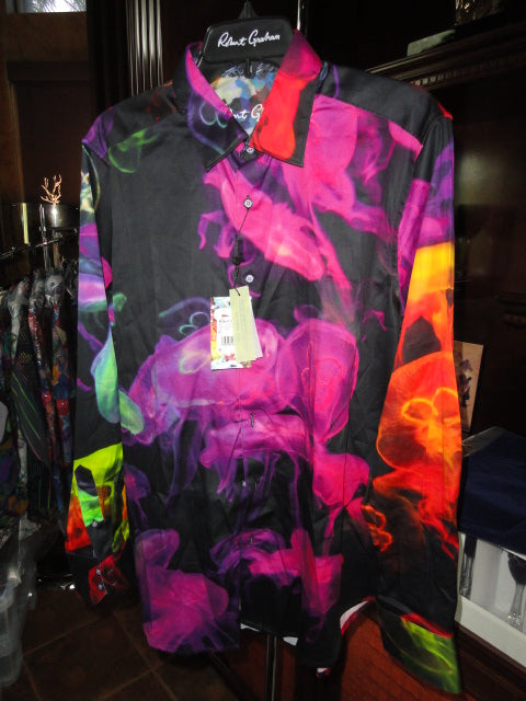 Robert Graham Jellies Long Sleeve Shirt Size Medium