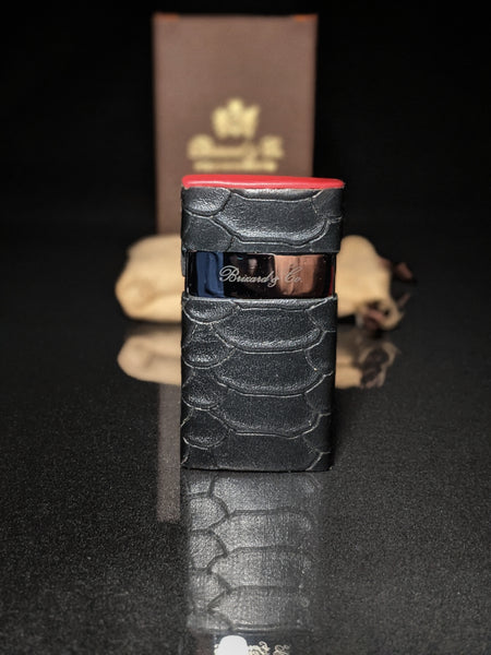 Brizard and Co Black Python Pattern Venezia Lighter only