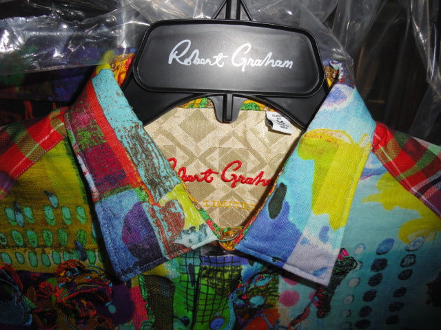 Robert Graham Urban Dreams Medium Size Long Sleeve Shirt New with Tags