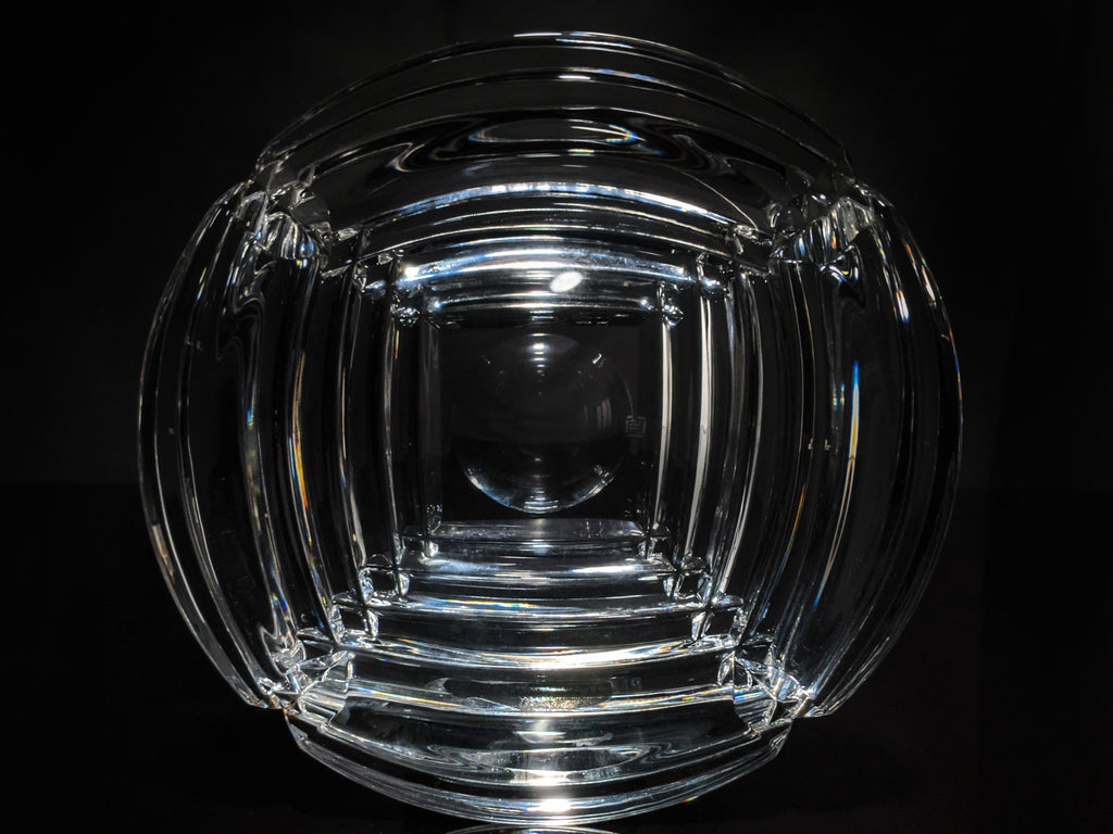 Heavy Glass Cigar Ashtray 7" Diameter