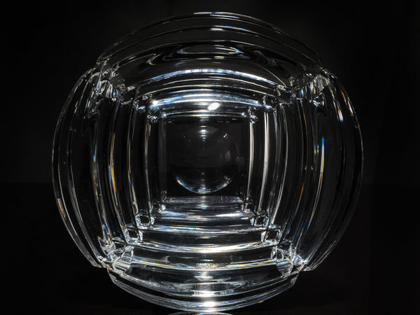 Heavy Glass Cigar Ashtray 7" Diameter
