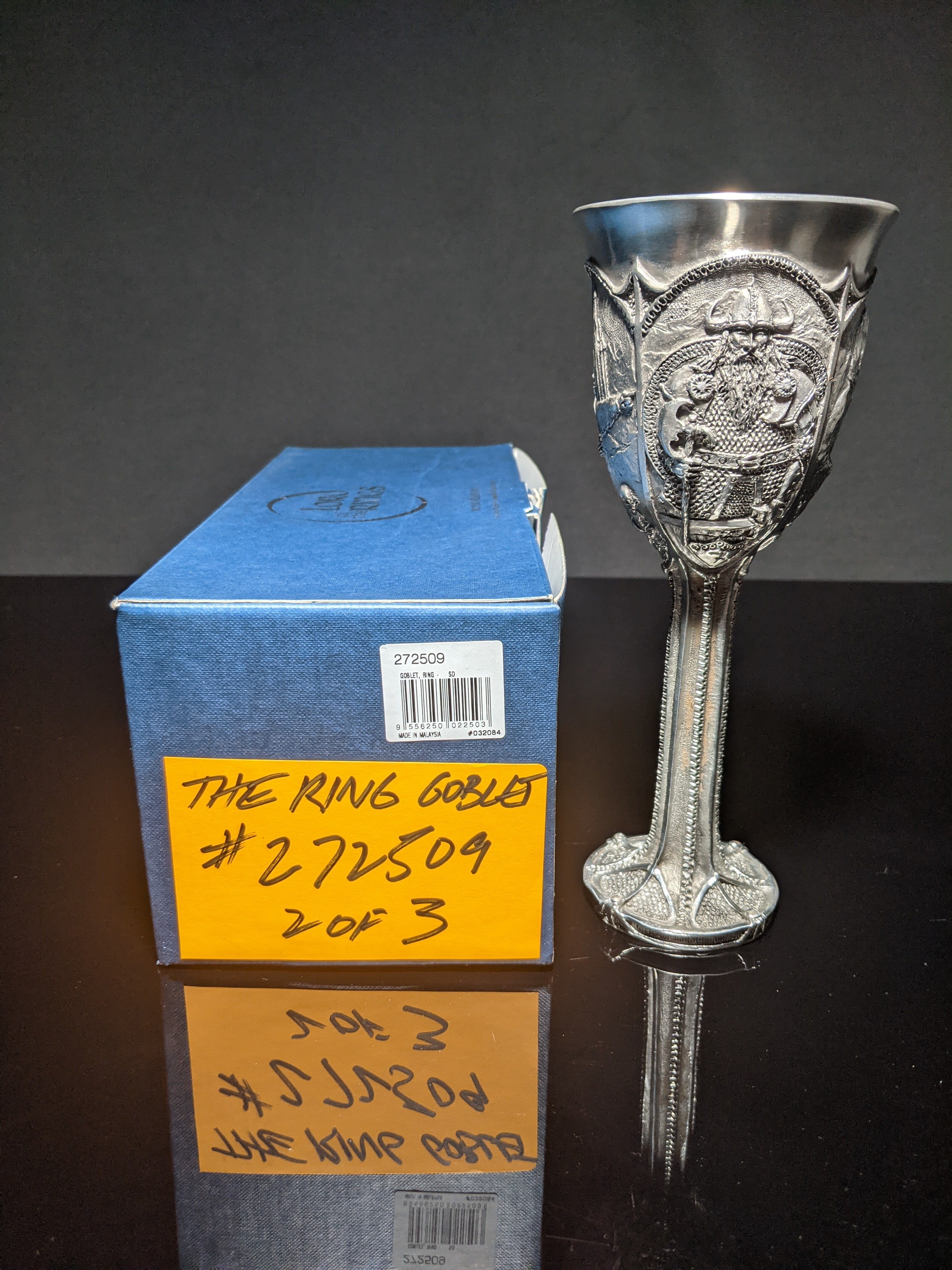 Royal Selangor Lord of the Rings Pewter Goblet " The Ring" Model 272509