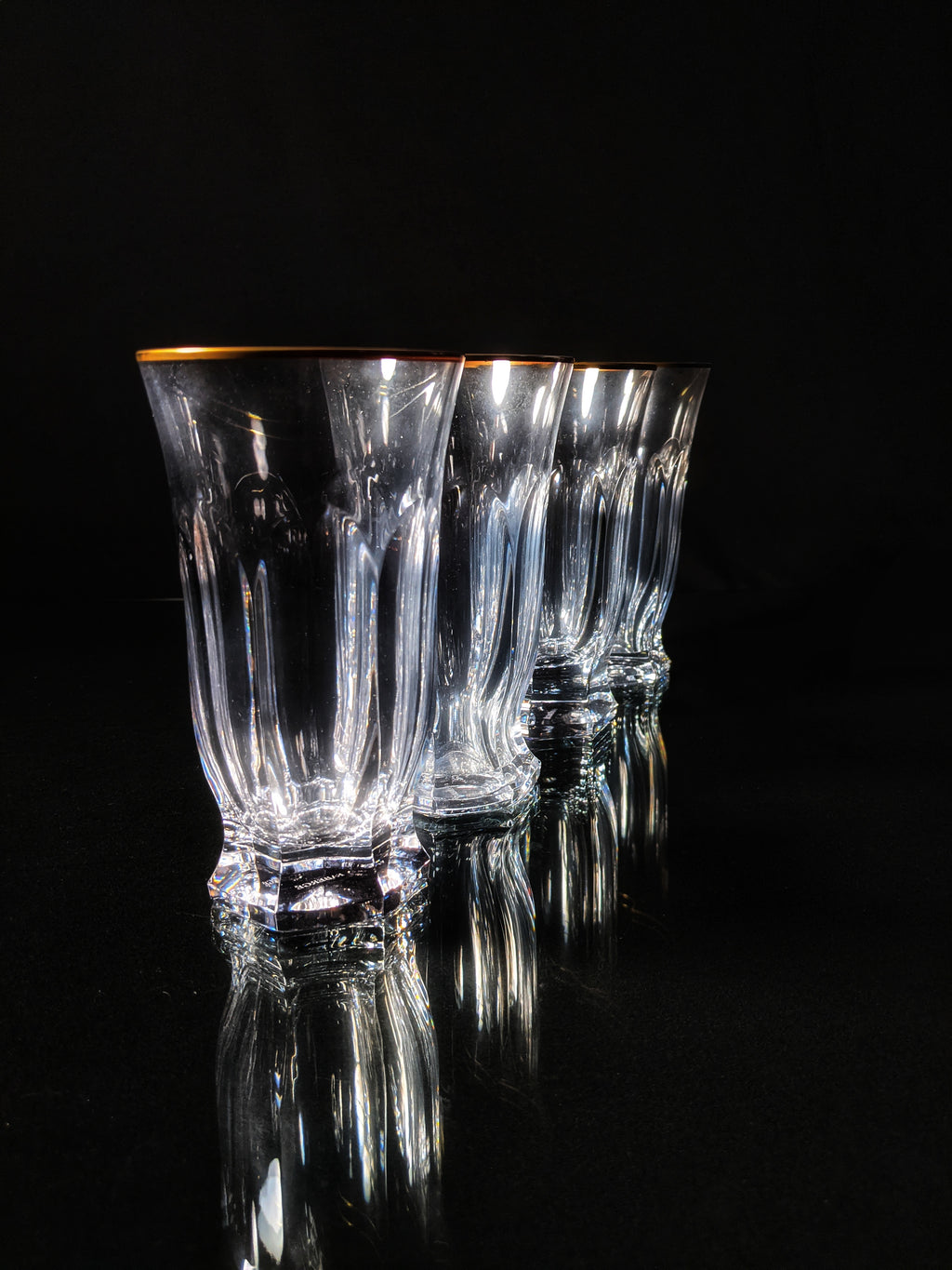 Faberge  Crystal Highball Glasses set of 4 NIB