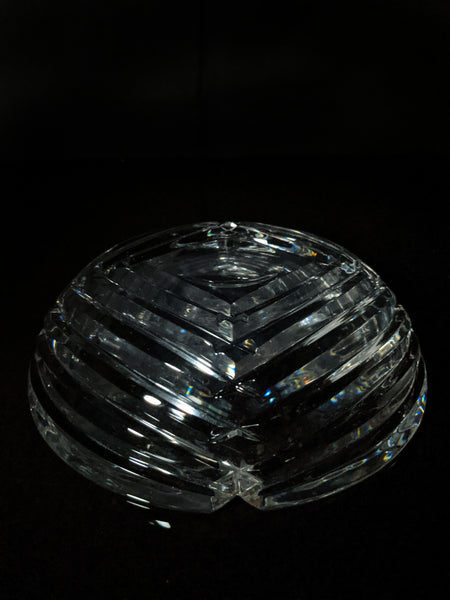 Heavy Glass Cigar Ashtray 7" Diameter