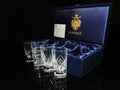 Faberge Imperial Clear Crystal Shot Glasses Set of 4