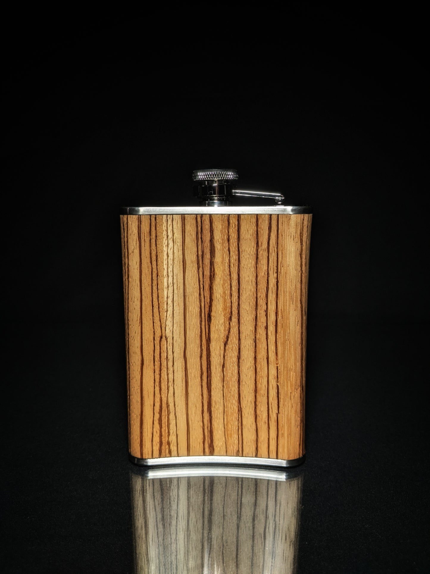 Brizard and Co. The 8 oz Flask - Zebrawood