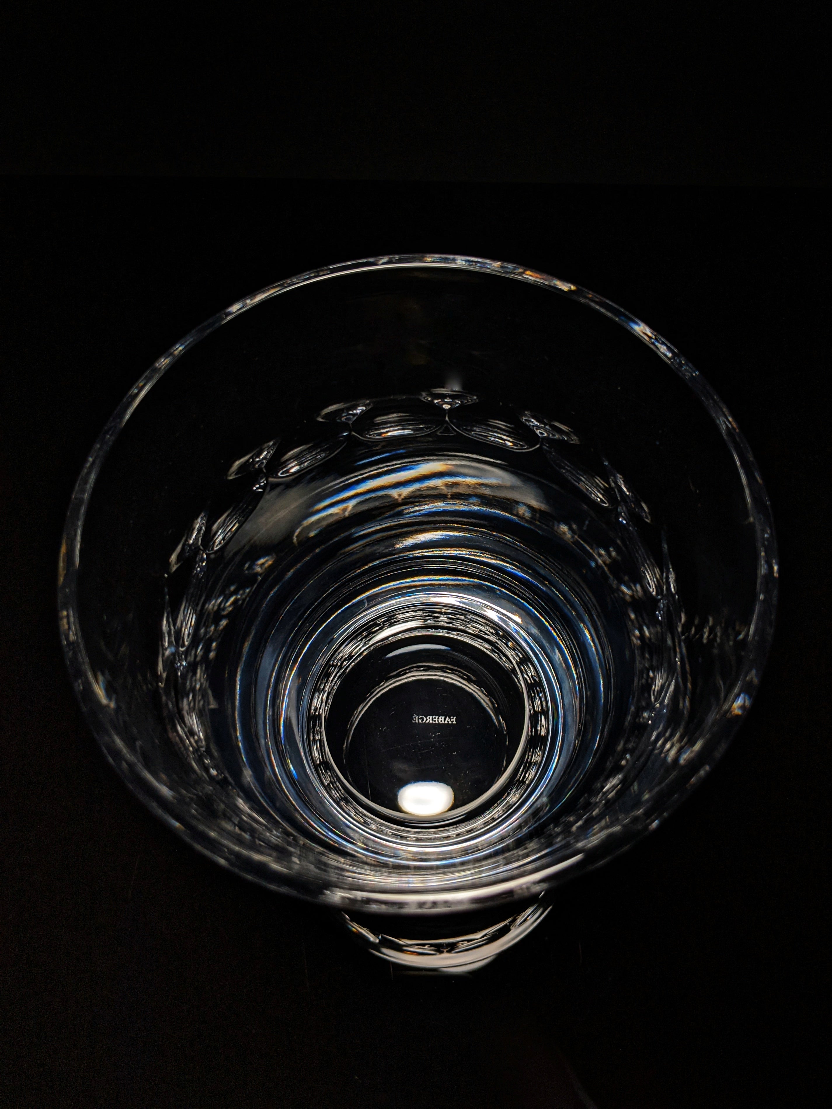 Faberge Atelier Crystal Collection Ice Bucket New In The Box 7" H x 6" W
