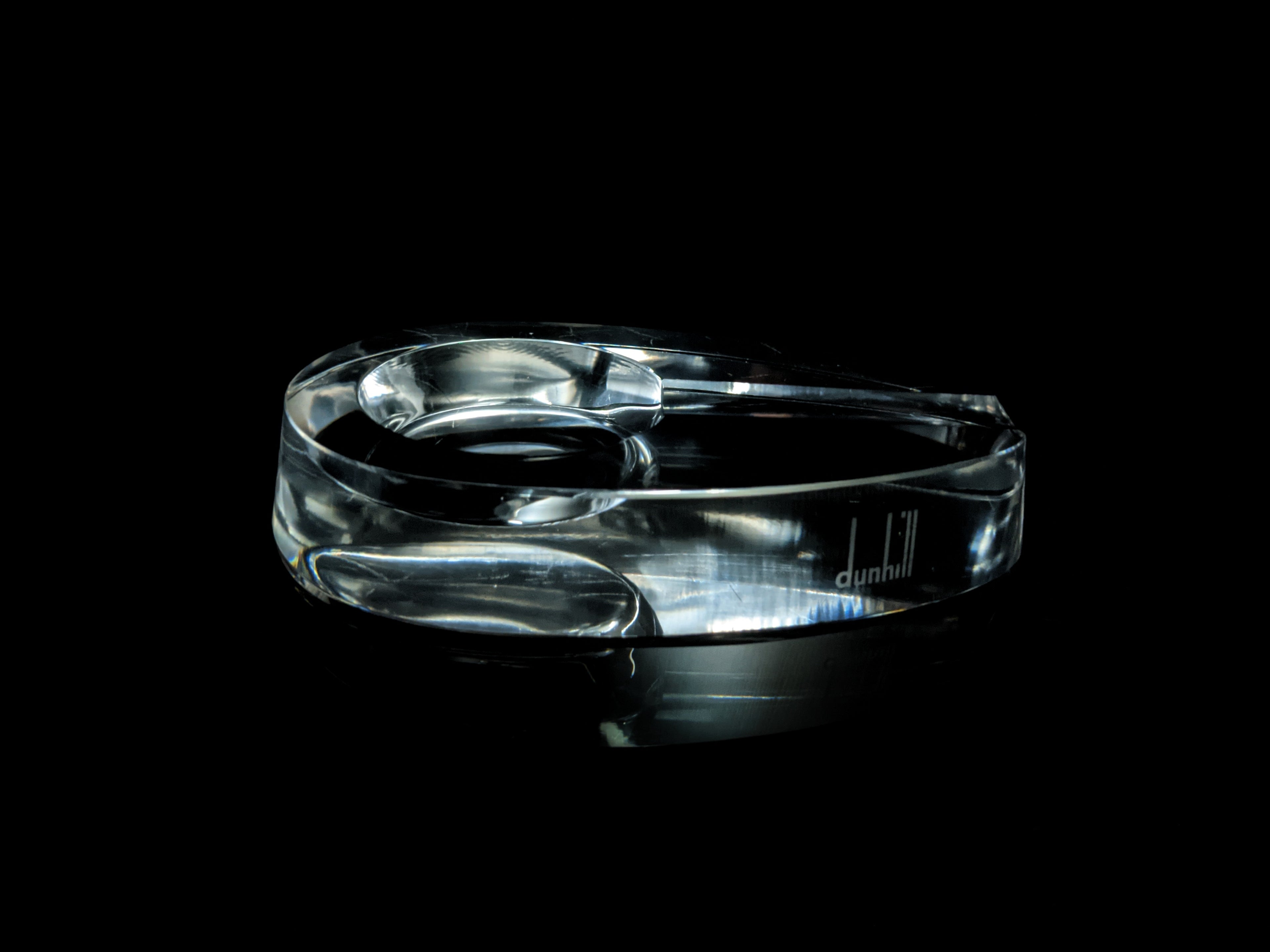 Alfred Dunhill Crystal  Cigar Ashtray PA5102. # 001
