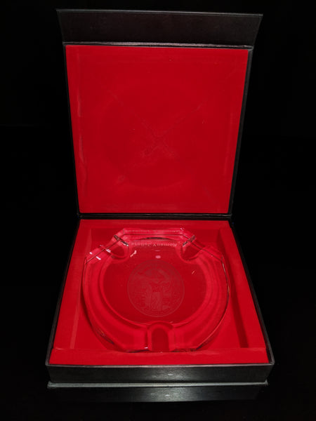Large Cigar Clear Crystal Ashtray