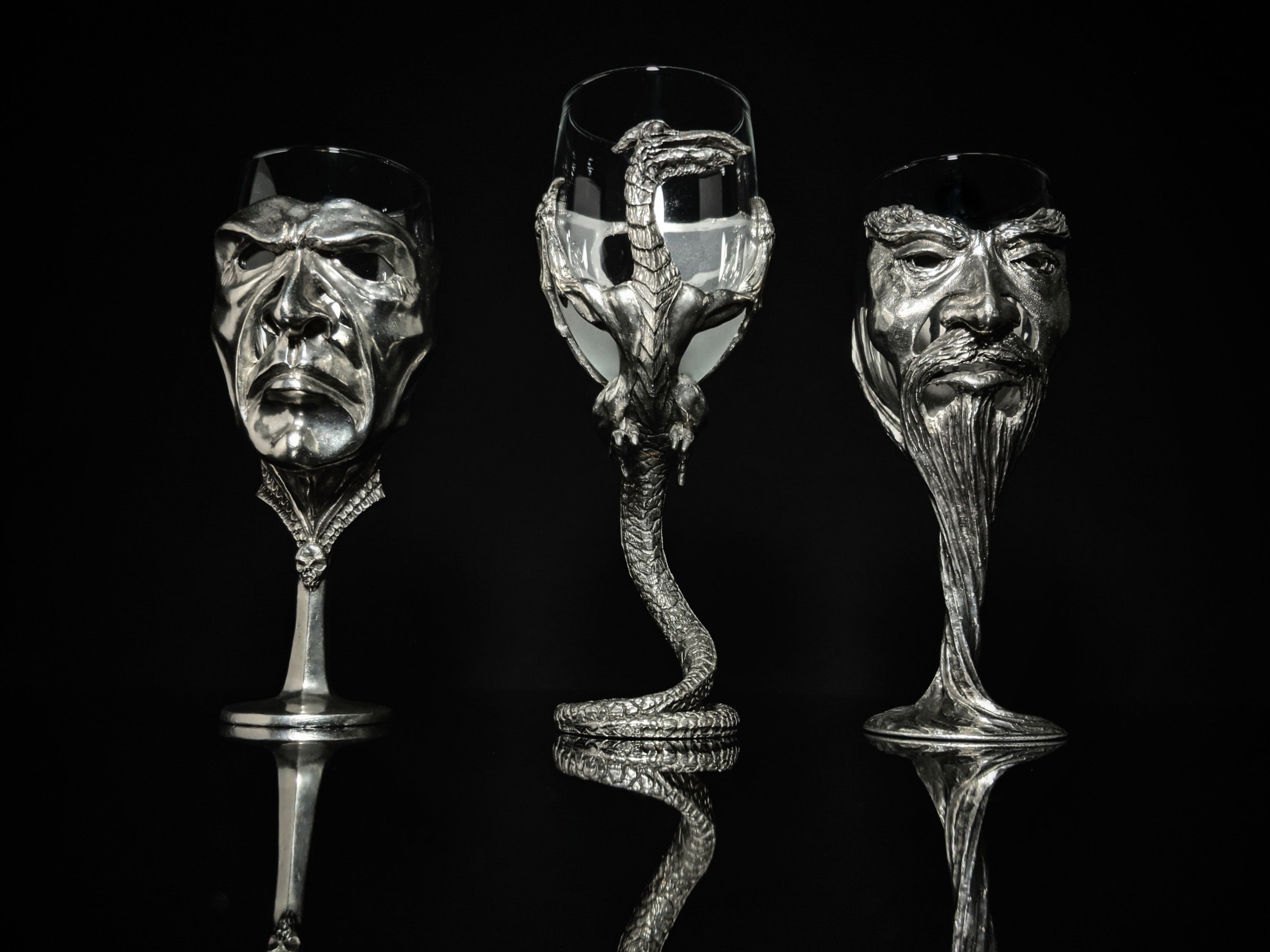 Royal Selangor Lord of Rings Pewter Glasses