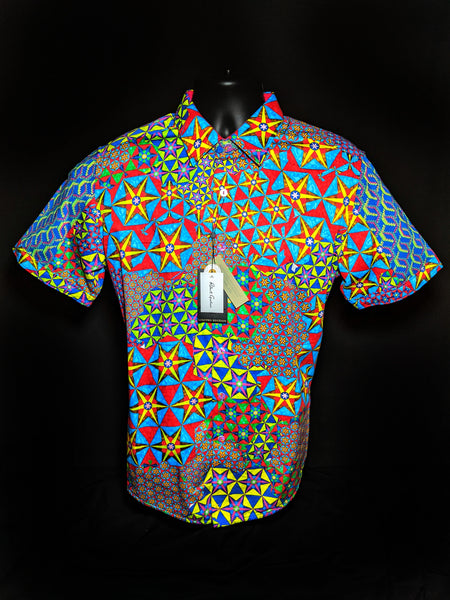 Robert Graham Prism Limited Edition Short Sleeve Shirt 3XL Size