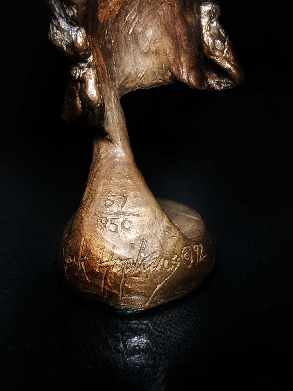Mark Hopkins Bronze Gold Sculpture " Perfect "