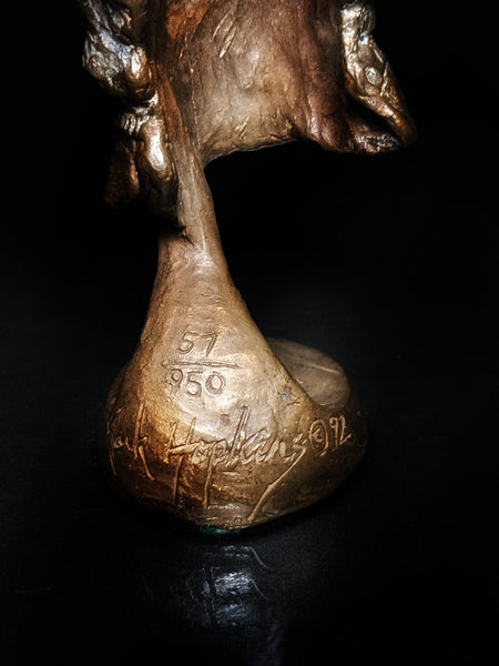 Mark Hopkins Bronze Gold Sculpture " Perfect "