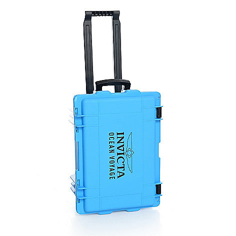 Invicta Collectors 50-Slot wheeled carrying case