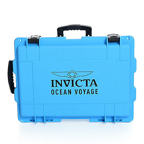 Invicta Collectors 50-Slot wheeled carrying case