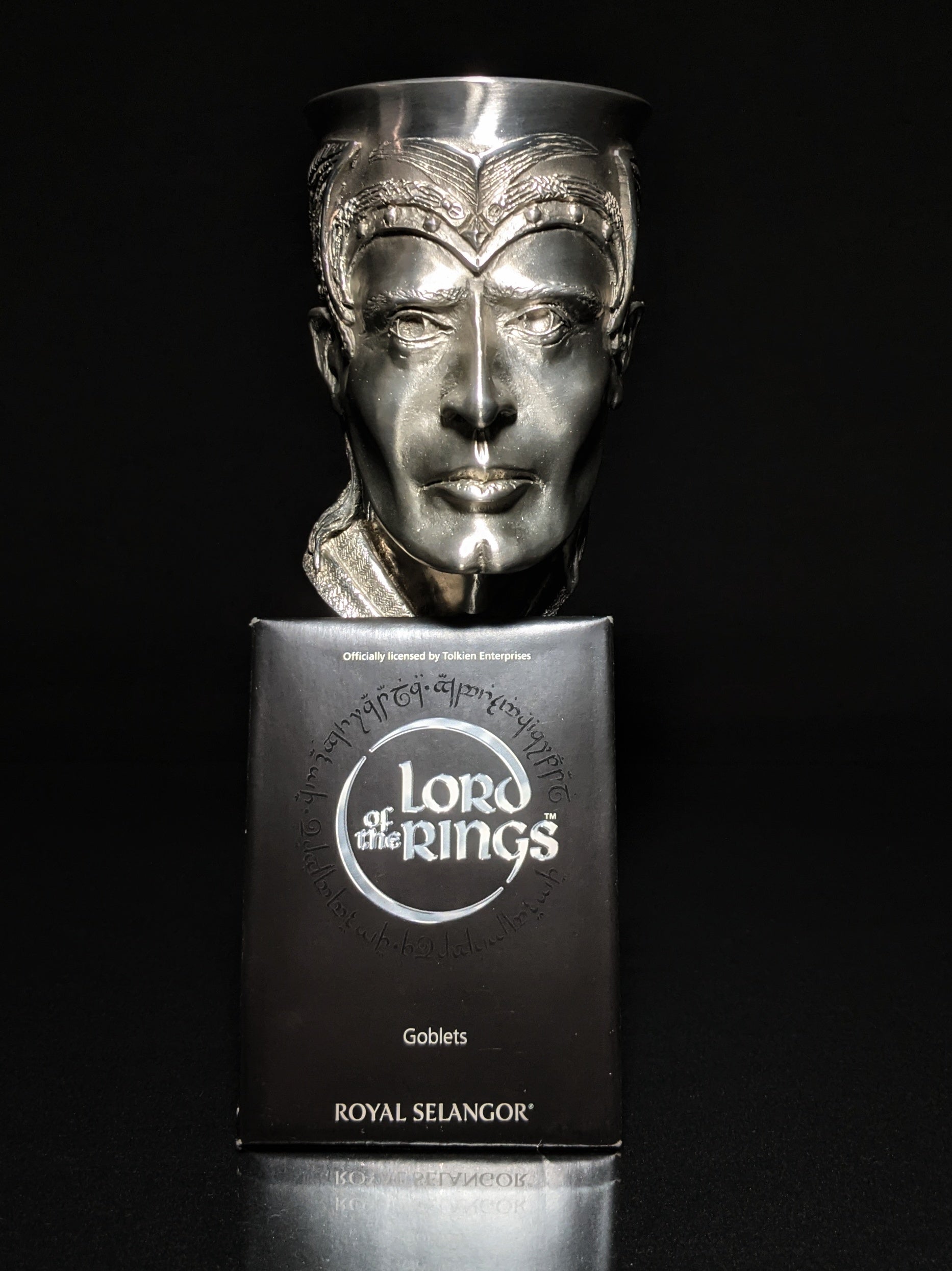 Royal Selangor Pewter Aragorn Lord of the Rings Goblet