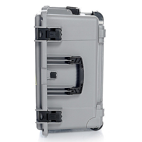 Invicta Grey 50 slot Watch Box with wheels and pull up handle – BG