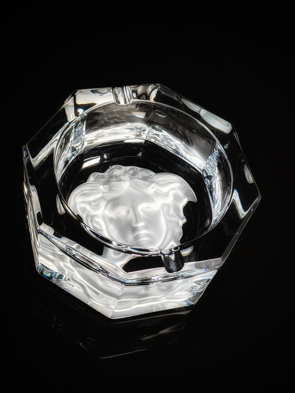 Versace Medusa Lumiere Crystal Ashtray