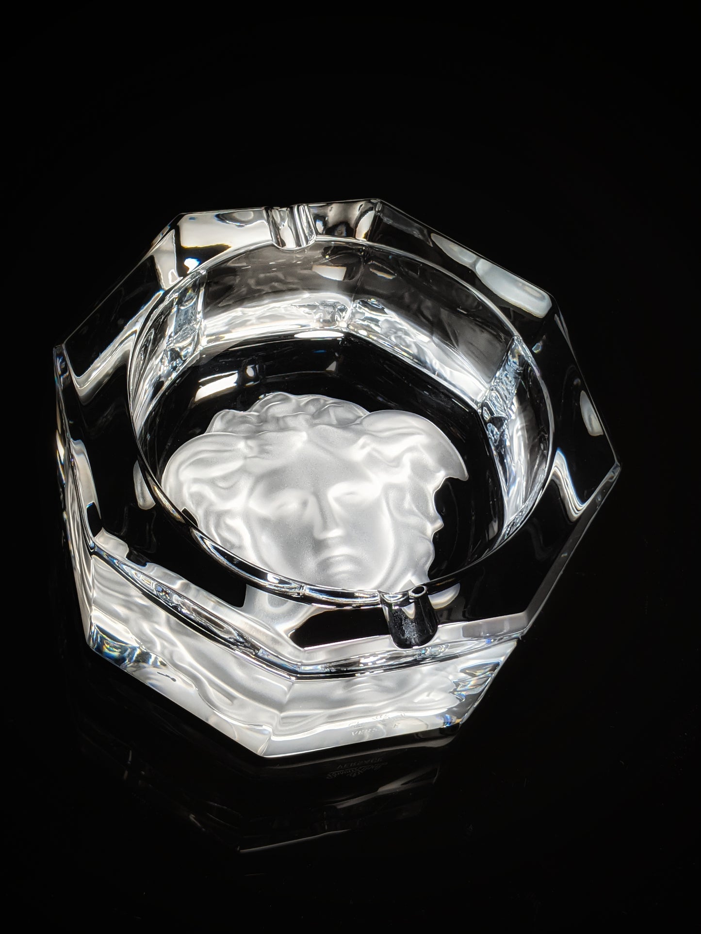 Versace Medusa Lumiere Crystal Ashtray