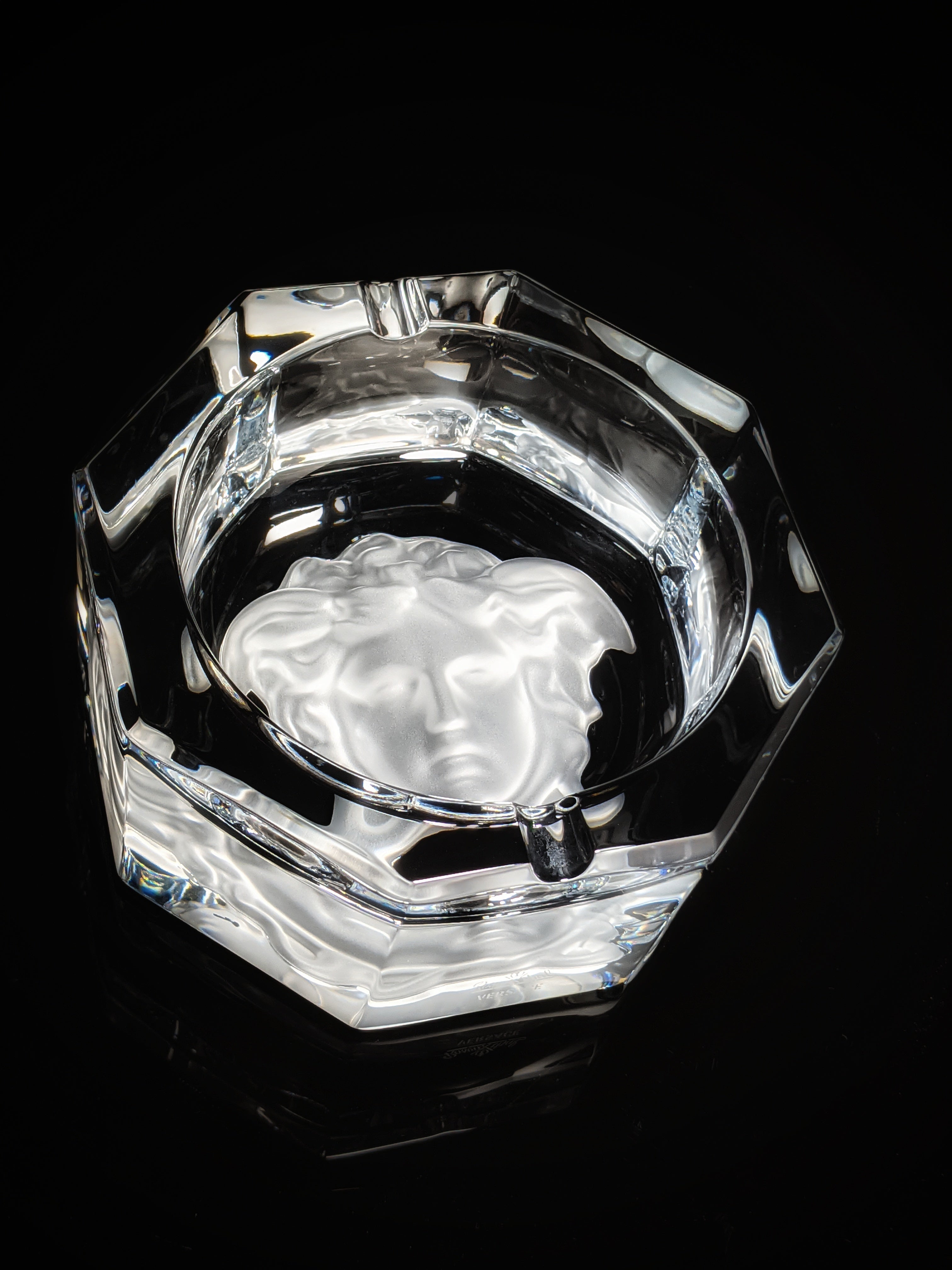 Versace Medusa Lumiere Crystal Ashtray
