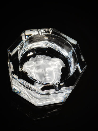 Versace Medusa Lumiere Crystal Ashtray