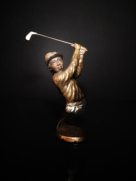 Mark Hopkins Bronze Lady Golfer