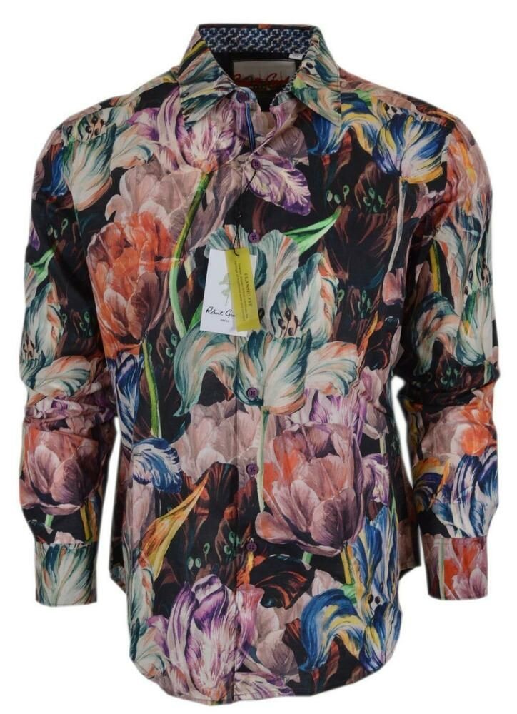 Robert Graham Acadia  Medium-sized shirt