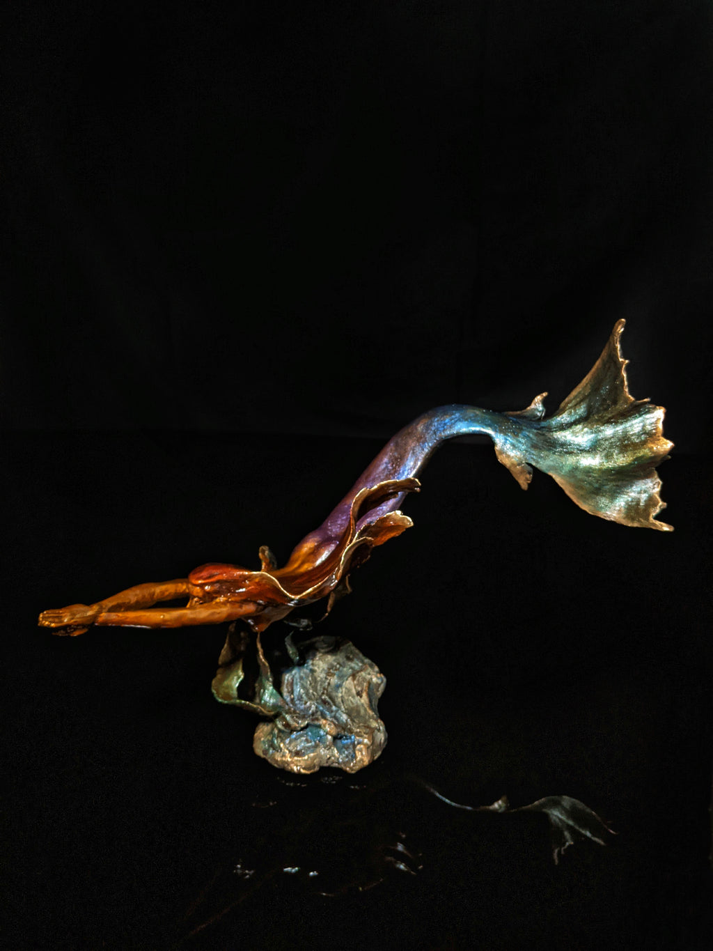 Mark Hopkins Mermaid Bronze Sculpture