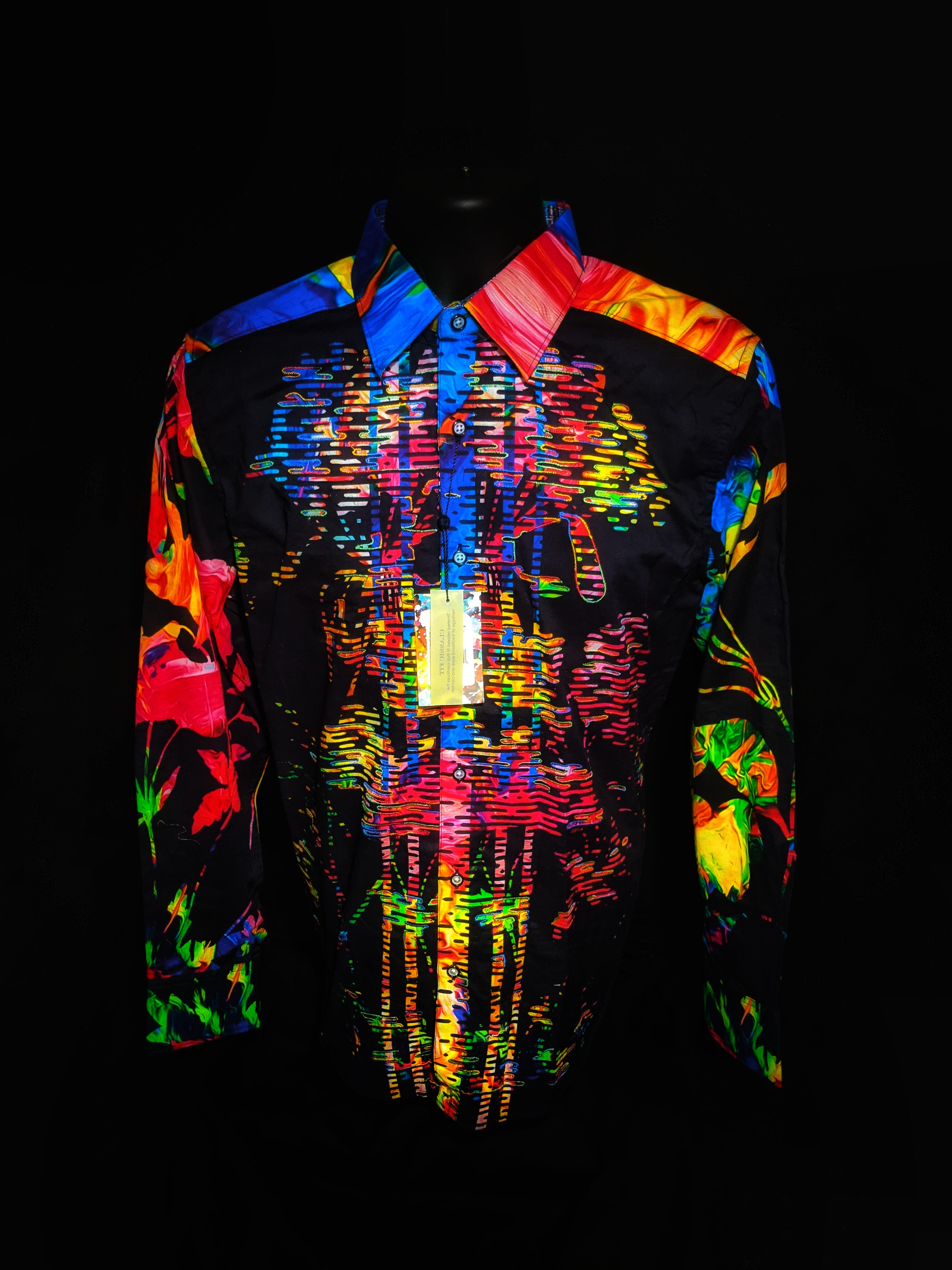 Robert Graham Victory Bouquet Classic Fit Long Sleeve Shirt New Medium Size