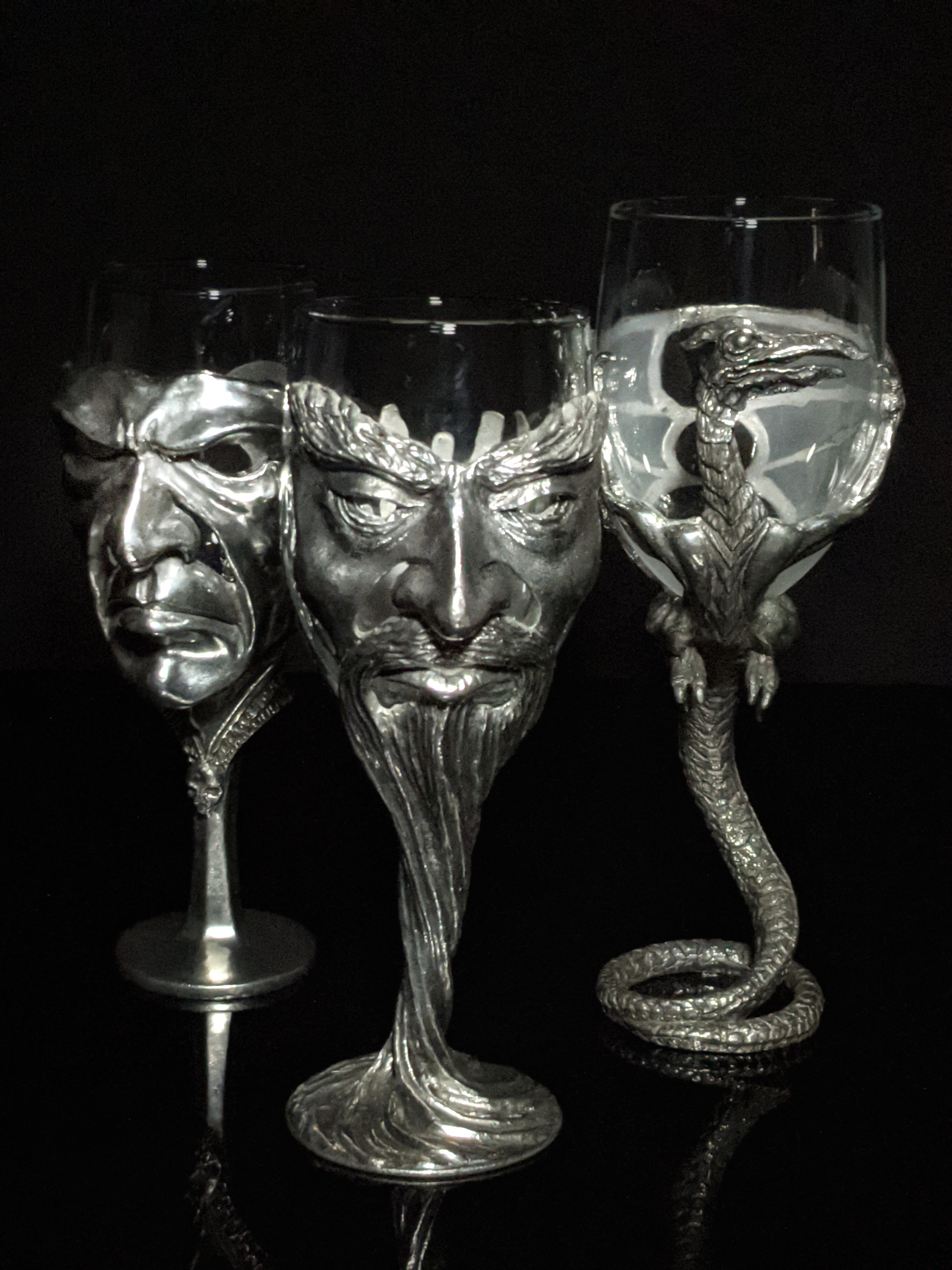 Royal Selangor Lord of Rings Pewter Glasses