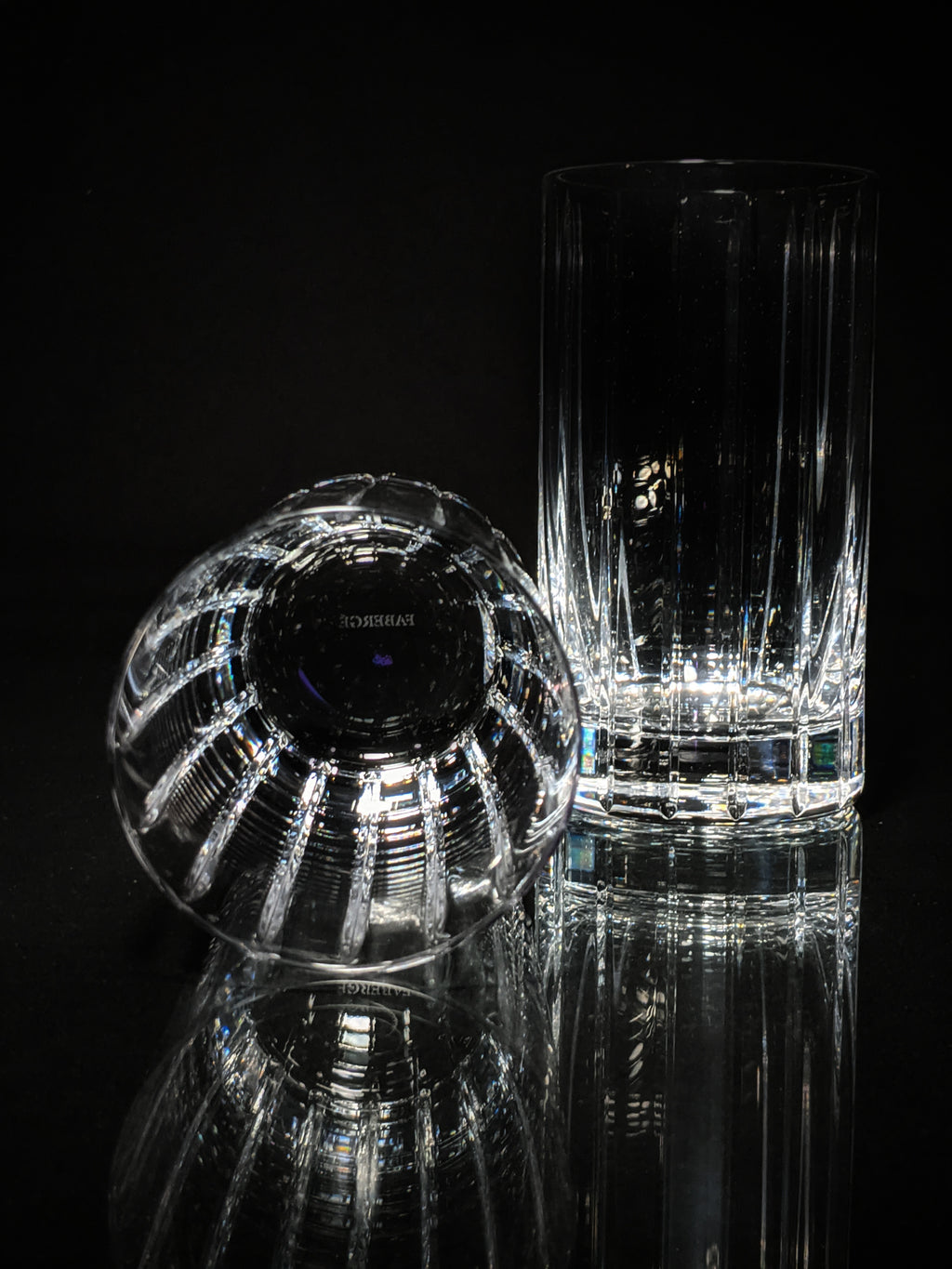 Faberge  Pavillon Highball  Glasses Style # : 441-04-4 Made in Slovenia set of 4