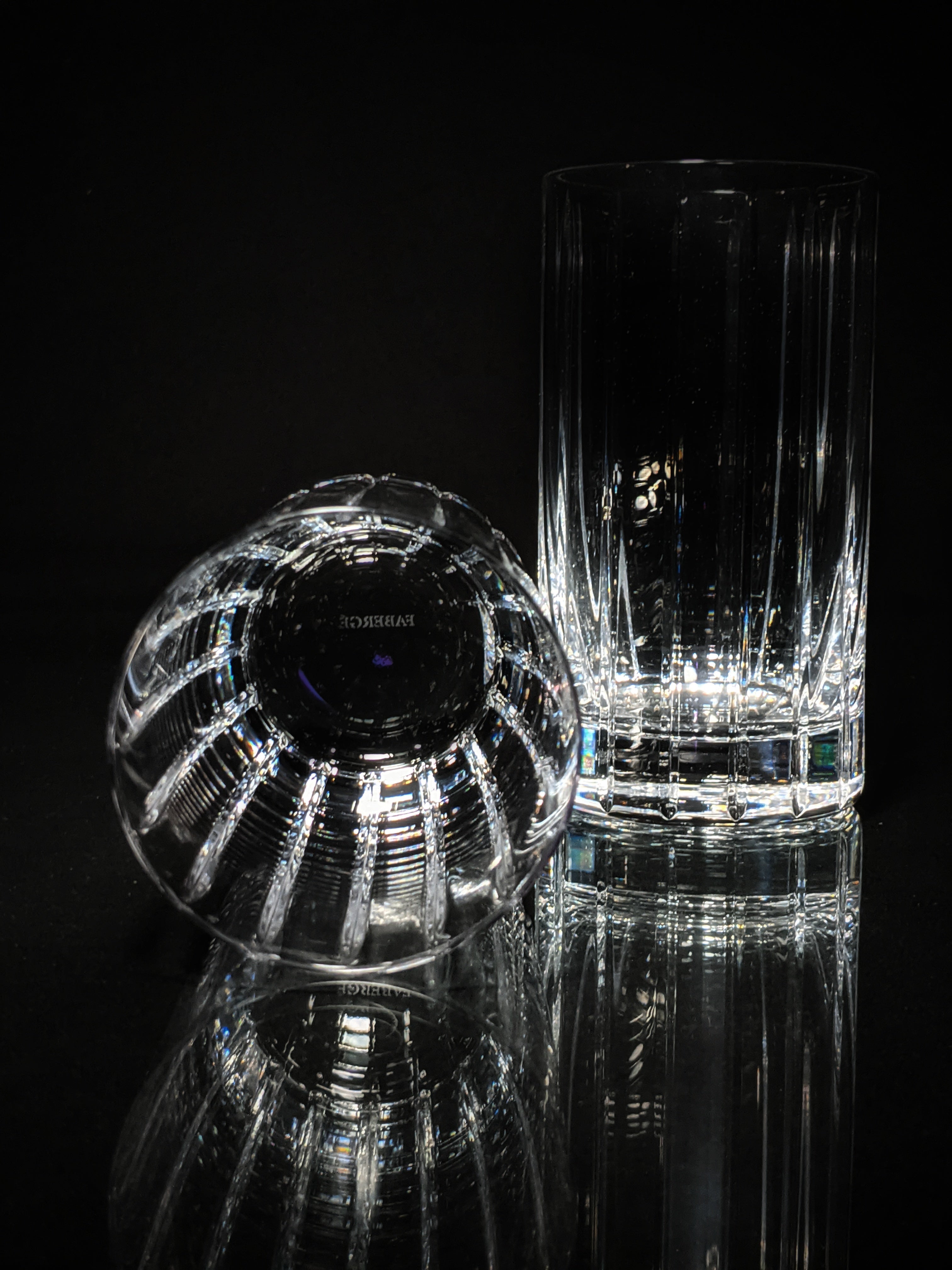 Faberge  Pavillon Highball  Glasses Style # : 441-04-4 Made in Slovenia set of 4