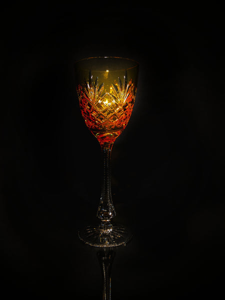 Faberge Odessa  Hock Crystal Goblets  set of 6