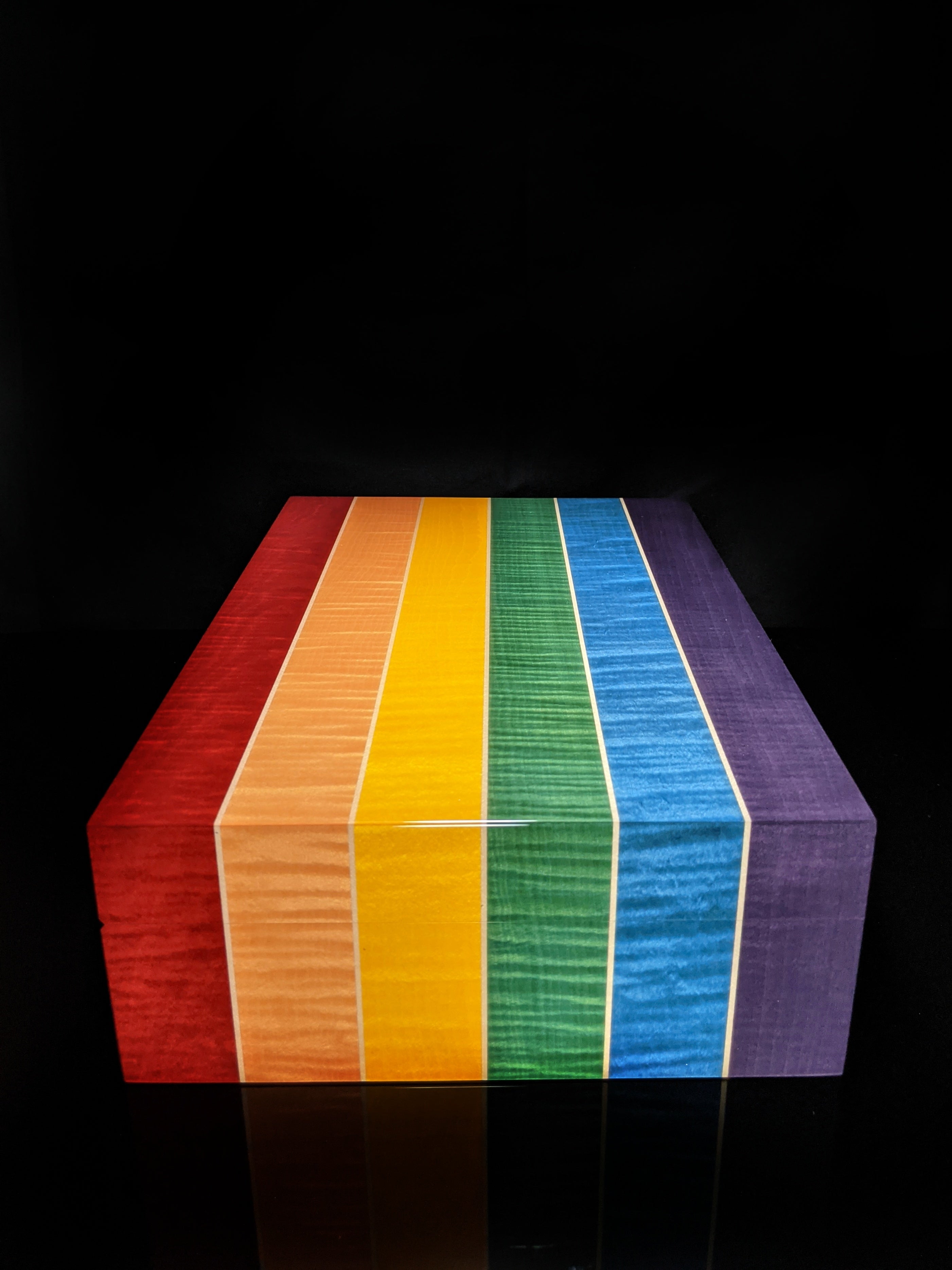 Elie Bleu Rainbow Humidor 110 count  Made in France NIB