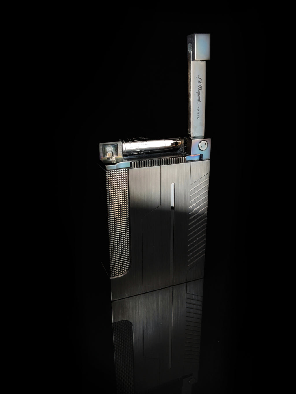 S.T. Dupont James Bond 007 Black Gunmetal Table Lighter