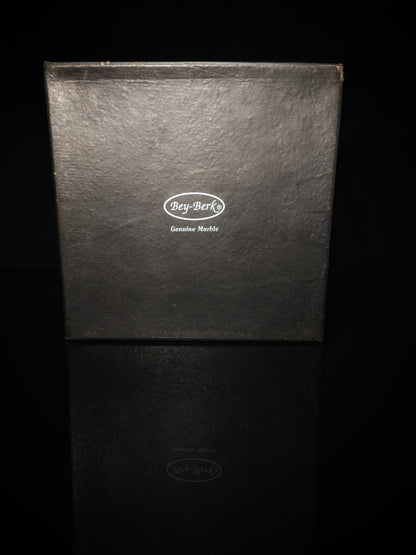 Natural Marble Square Cigar Ashtray 7" square NIB