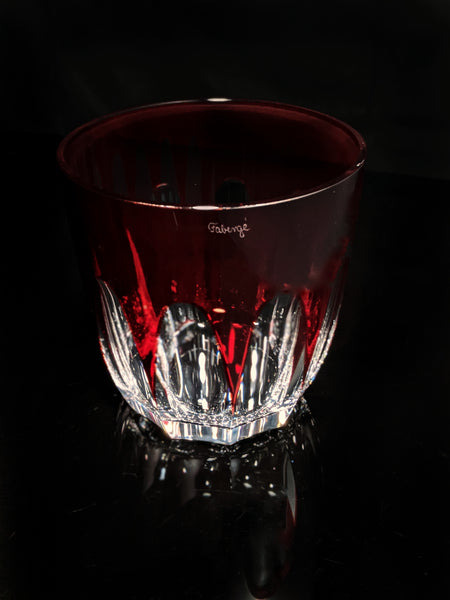 Faberge Lausanne Ruby Red Ice Bucket