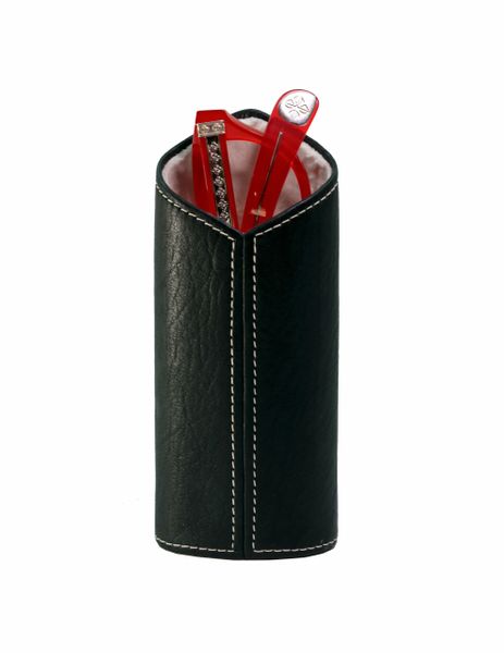 Brizard and Co. The Luxury Eyewear Stand - Black Buffalo Leather