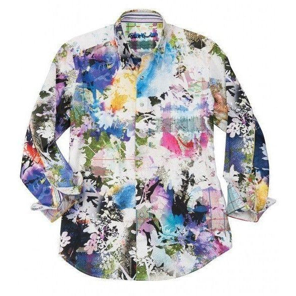 Robert Graham Mac Daddy Medium-sized Shirt Preowned Good Condition