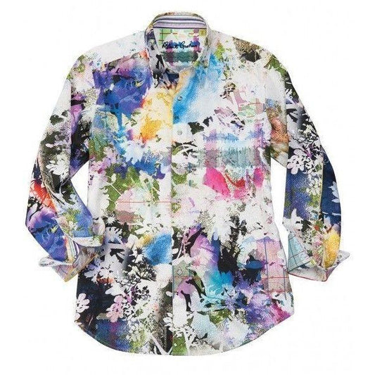 Robert Graham Mac Daddy Medium-sized Shirt Preowned Good Condition