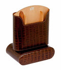 Brizard and Co. The "Show Band" Travel Humidor - Croco Pattern Tobacco