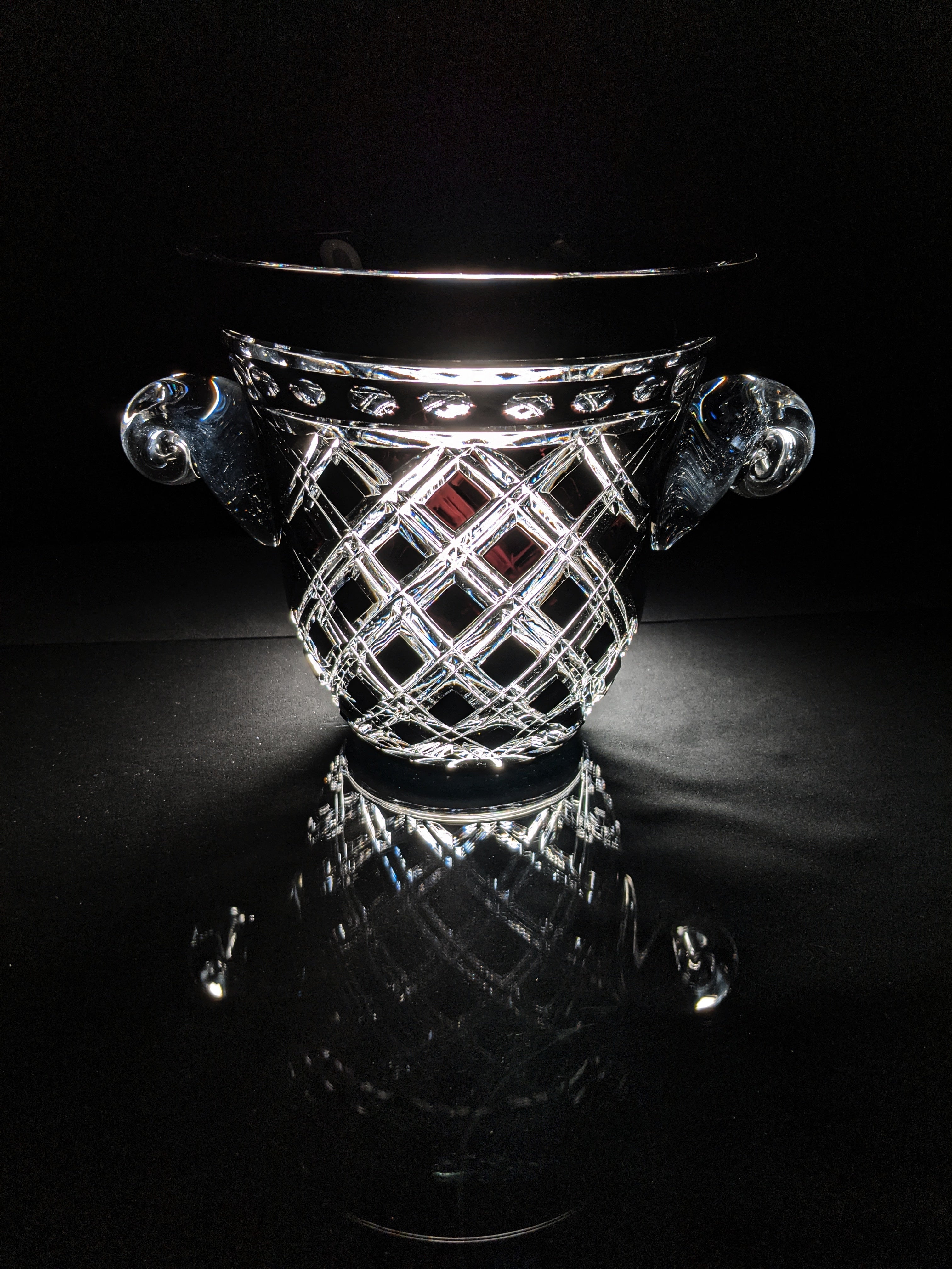 Black Crystal Champagne Ice bucket without  the original box