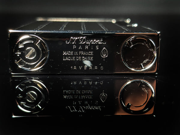 ST Dupont Black Lacquer & Palladium L2  Lighter
