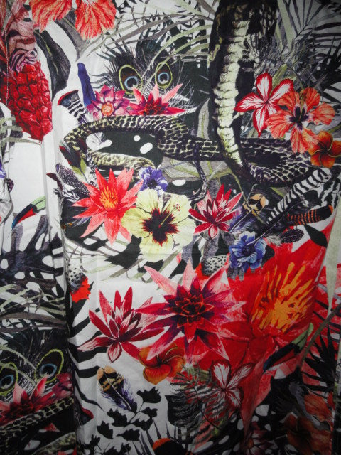 Robert Graham Biscayne Colorful Short Sleeve Shirt - Medium