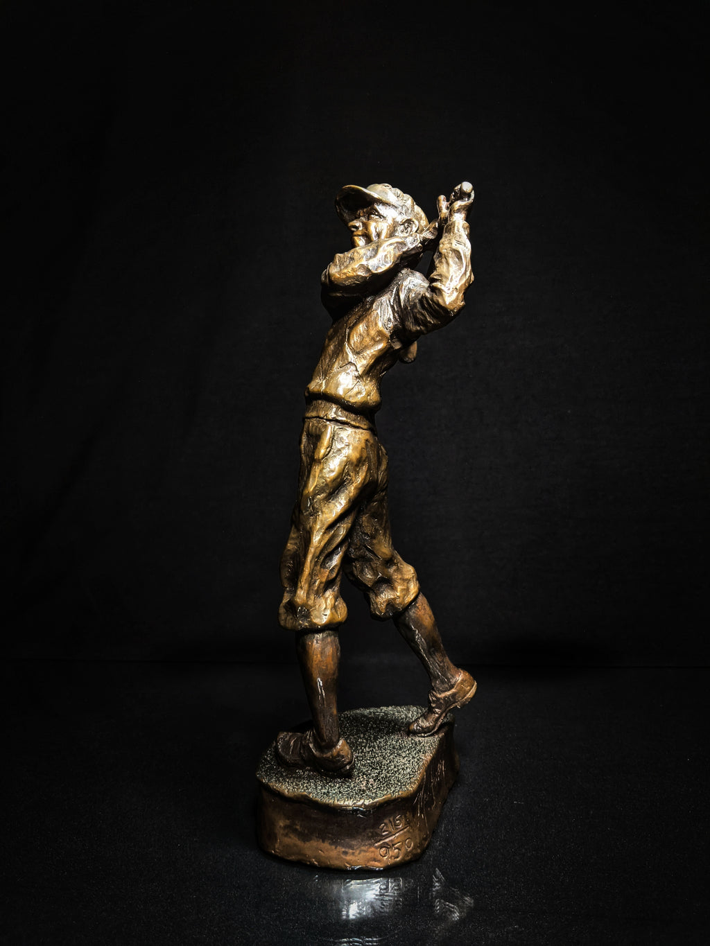 Mark Hopkins Golf Series "Fairway" Bronze Sculpture — Made in USA