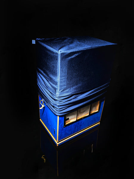 Elie Bleu Blue Madrona Cabinet Humidor