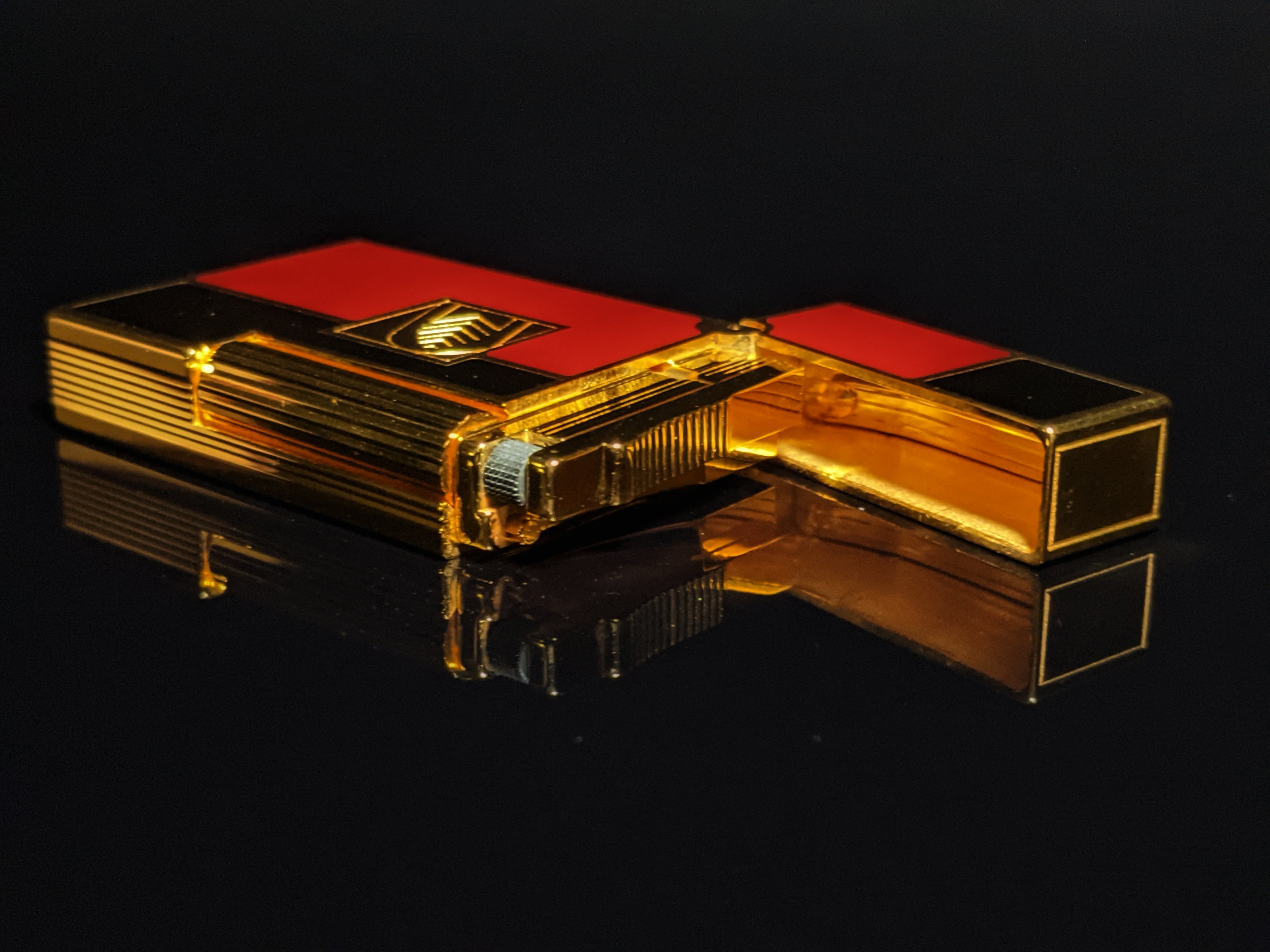 ST Dupont Casa Del Habanos  Collection L2 Lighter No Gas ( Empty )