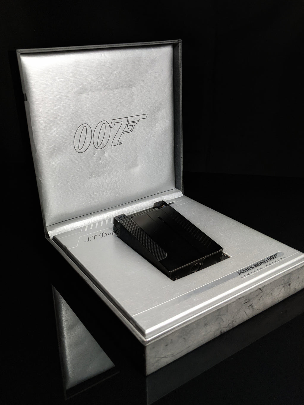 S.T. Dupont James Bond 007 PVD Gunmetal Table Lighter