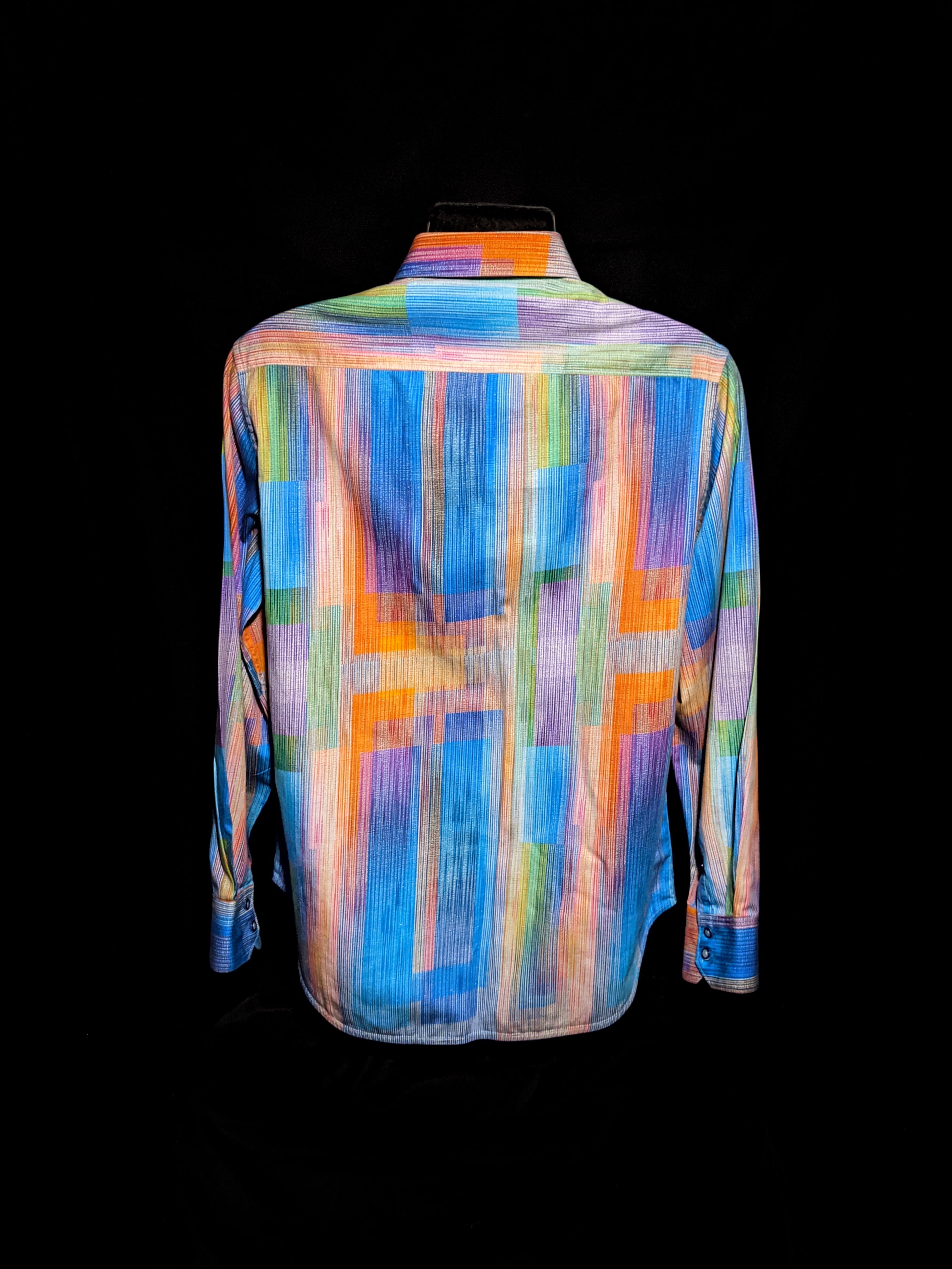 Robert Graham - Colorful Long Sleeve - Men's Medium Button Down Classic Fit